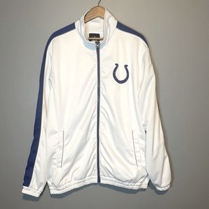NFL White Indianapolis Colts Jacket embroidered XL